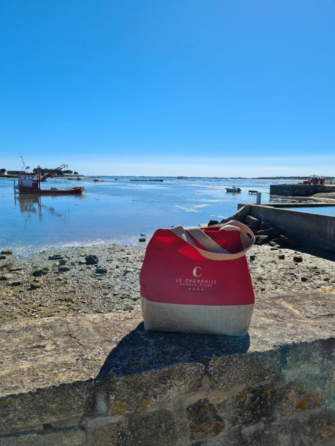 Le Churchill Hotel & Spa Carnac Esterno foto