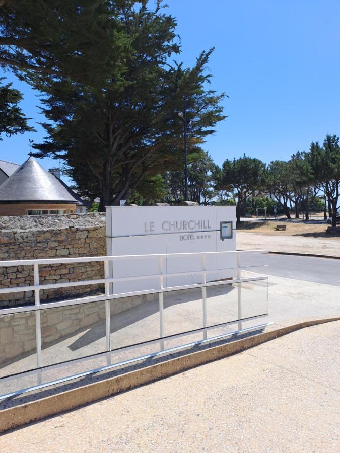 Le Churchill Hotel & Spa Carnac Esterno foto